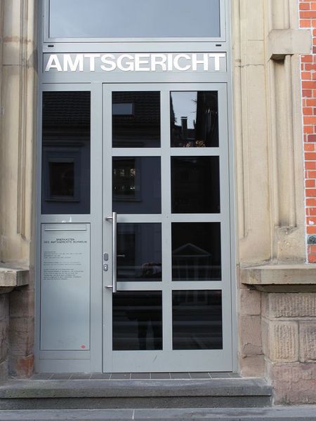 Eingang Amtsgericht Schwelm